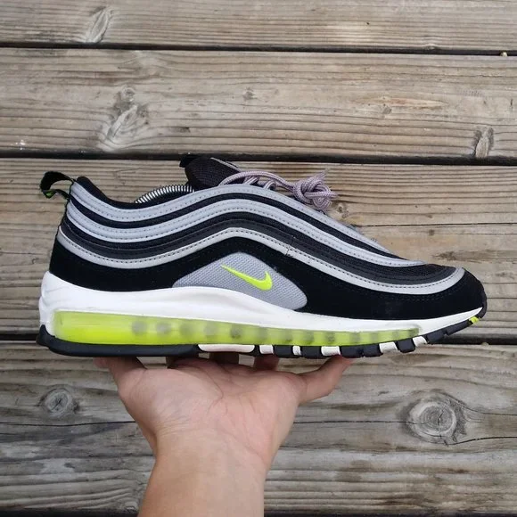 Women Size 11.5 / Size 10 Men Nike Air Max 97 OG QS Quickstrike Japan Neon Shoes